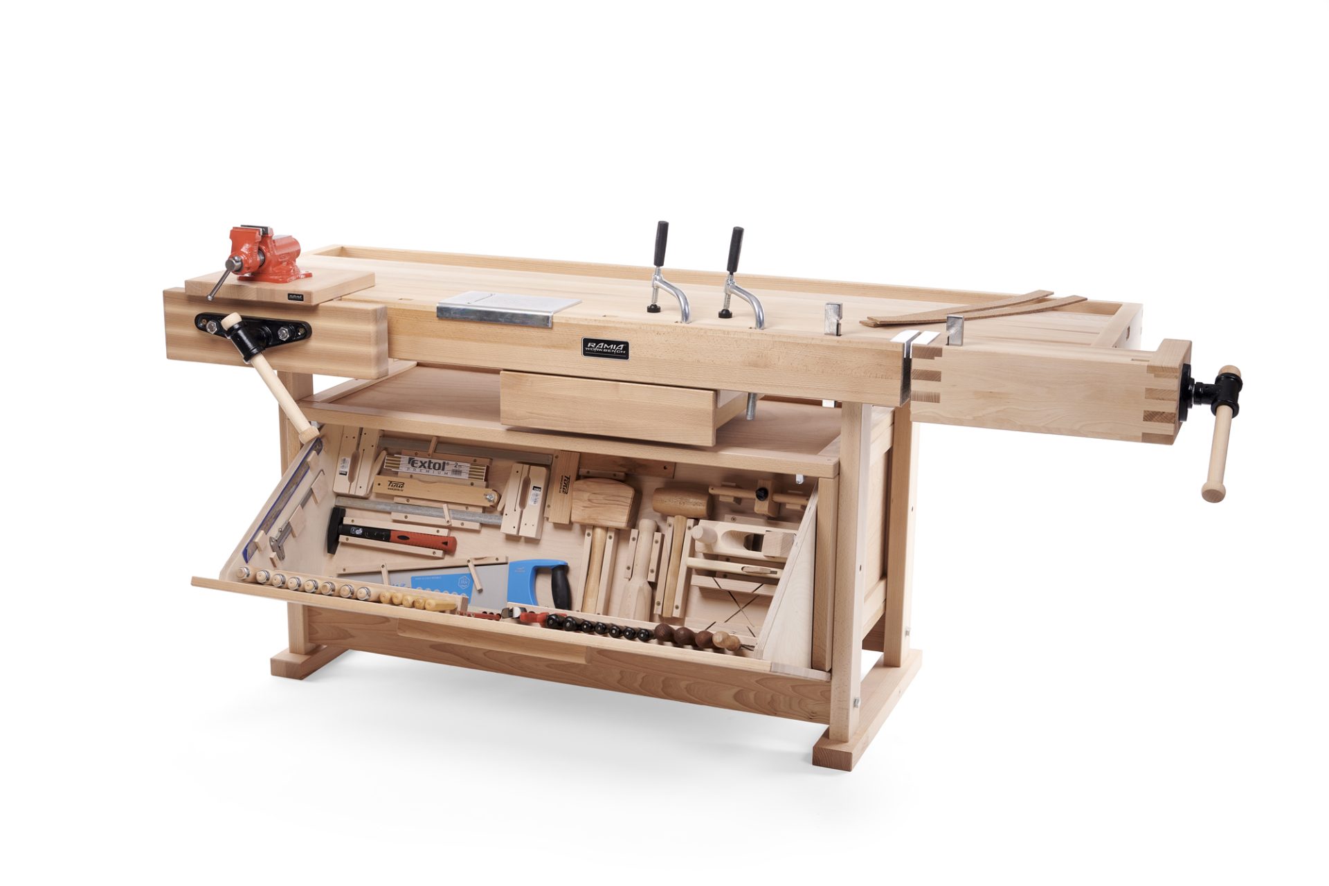 Ramia solid beech joiner's workbench